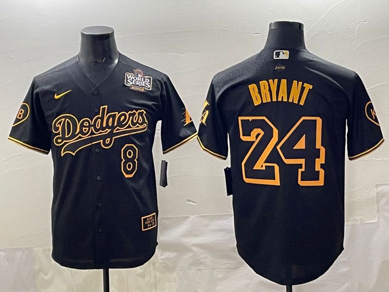 Men 2025 Los Angeles Dodgers #24 Bryant black Nike MLB Jersey style 064->los angeles dodgers->MLB Jersey